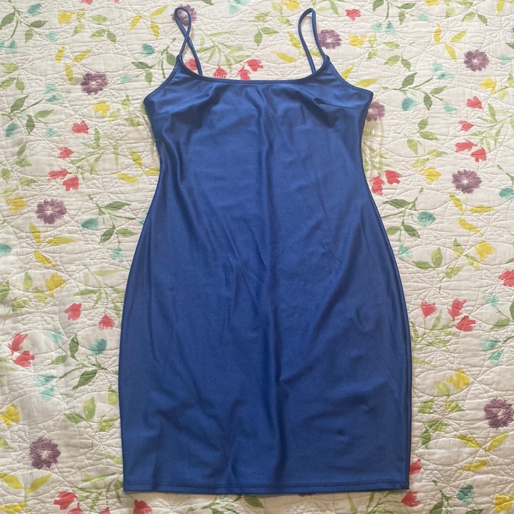 Made with Love Blue Blush Bodycon Dress